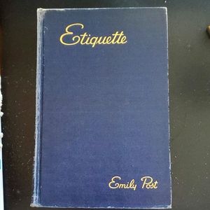 Etiquette by Emily Post 1942